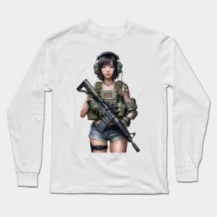 Tactical Girl Long Sleeve T-Shirt